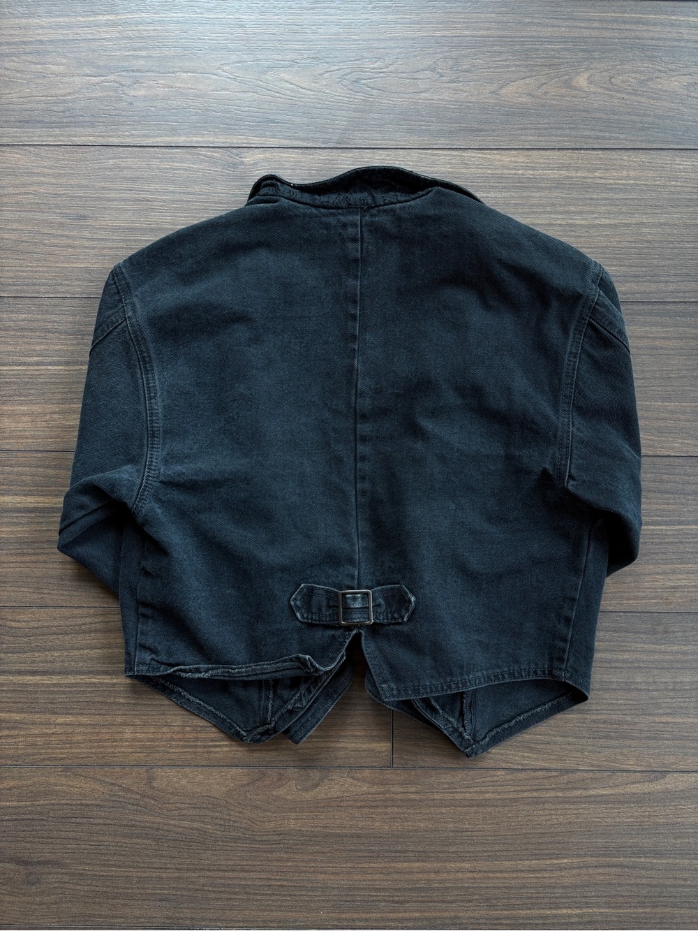 Vintage western black lace denim jacket Pulse - Picture 6 of 6
